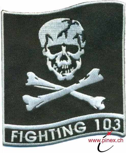 Bild von VF-103 Fighting 103 Jolly Rogers Flag Patch Abzeichen Aufnäher